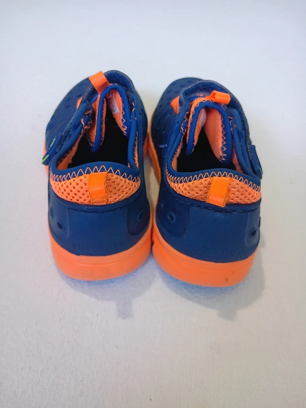 Phibian Kids' Blue and Orange Water Shoes Size 11 Outdoor Beach Pool